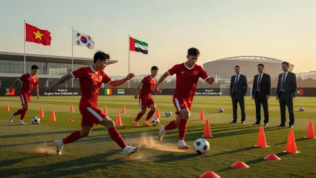 Vietnã Sub-17 Intensifica Preparação Rumo à Copa do Mundo de 2026