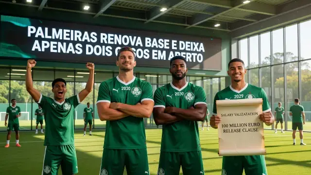 Palmeiras Renova Base e Deixa Apenas Dois Casos em Aberto